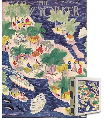 Amazon.com: The New Yorker Puzzle Cover 1000 Pieces Jigsaw Puzzle
